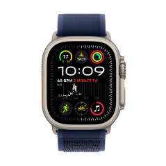 Apple Watch Ultra 2 GPS + Cellular 49mm Cassa in Titanio con Blue Trail Loop - S/M