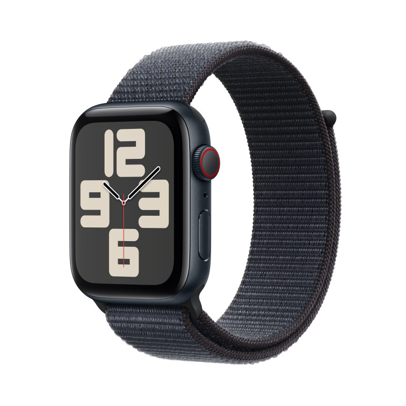 Apple Watch SE GPS + Cellular 44mm Cassa Alluminio Mezzanotte con Inchiostro Sport Loop Apple Watch SE GPS + Cellular 44mm Cassa Alluminio Mezzanotte con Inchiostro Sport Loop