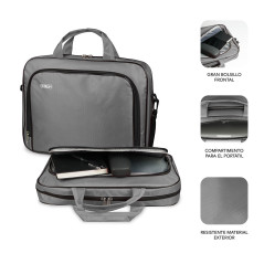 SUBBLIM SUB-LB-1OLB051 borsa per laptop 40,6 cm (16") Borsa con caricamento dall'alto Grigio
