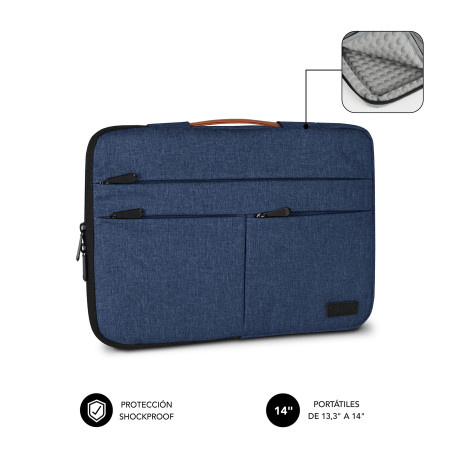 SUBBLIM SUBLS-AP36003 borsa per laptop 35,6 cm (14") Custodia a tasca Blu