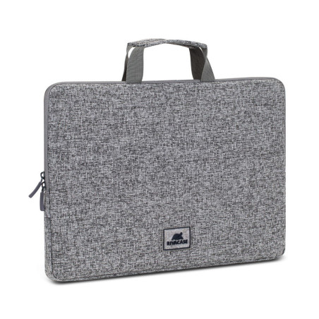 Rivacase 7915 light grey Laptop sleeve 13.3 with handles 39,6 cm (15.6") Custodia a tasca Grigio