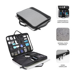 SUBBLIM SUB-LS-2AS0001 borsa per laptop 35,6 cm (14") Custodia a tasca Grigio