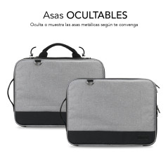 SUBBLIM SUB-LS-2AS0001 borsa per laptop 35,6 cm (14") Custodia a tasca Grigio