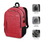 SUBBLIM SUB-BP-1UL0002 zaino Rosso Oxford SUBBLIM SUB-BP-1UL0002 zaino Rosso Oxford