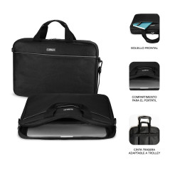 SUBBLIM SUB-LB-2SP0050 borsa per laptop 39,6 cm (15.6") Borsa con caricamento dall'alto Nero