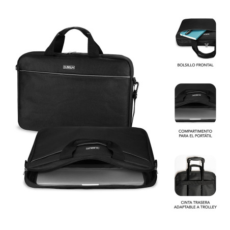 SUBBLIM SUB-LB-2SP0050 borsa per laptop 39,6 cm (15.6") Borsa con caricamento dall'alto Nero