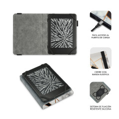 SUBBLIM SUBCUE-1EC011 custodia per e-book reader 15,2 cm (6") Custodia a libro Multicolore