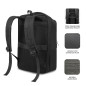 SUBBLIM MOCHILA BUSINESS V2 AP 16'' NEGRO 40,6 cm (16") Zaino Nero