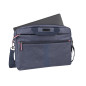 NATEC Oribi 35,8 cm (14.1") Borsa da corriere Blu, Blu marino