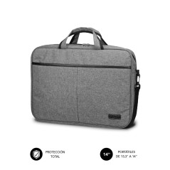 SUBBLIM SUB-LB-3ELB001 borsa per laptop 35,6 cm (14") Borsa con caricamento dall'alto Grigio