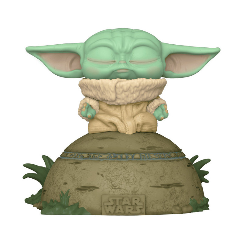 Funko pop deluxe star wars the mandalorian the child usando la fuerza (sfx) 58390