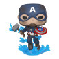 FUNKO POP Marvel: Endgame- Capt A w/Broken Shield & Mjolnir FUNKO POP Marvel: Endgame- Capt A w/Broken Shield & Mjolnir