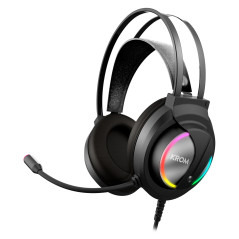 Krom Kappa Auricolare Cablato A Padiglione Gaming Nero