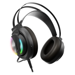 Krom Kappa Auricolare Cablato A Padiglione Gaming Nero