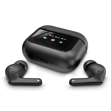 Energy Sistem Display ANC Auricolare True Wireless Stereo (TWS) In-ear Musica e Chiamate USB tipo-C Bluetooth Nero