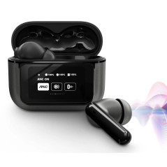 Energy Sistem Display ANC Auricolare True Wireless Stereo (TWS) In-ear Musica e Chiamate USB tipo-C Bluetooth Nero