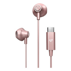 Energy Sistem EasyPods Auricolare Cablato In-ear Musica e Chiamate USB tipo-C Rose Gold