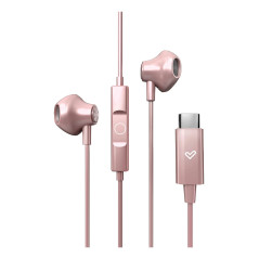Energy Sistem EasyPods Auricolare Cablato In-ear Musica e Chiamate USB tipo-C Rose Gold