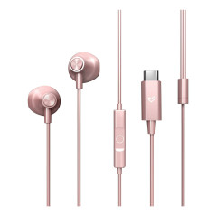Energy Sistem EasyPods Auricolare Cablato In-ear Musica e Chiamate USB tipo-C Rose Gold
