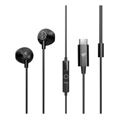 Energy Sistem EasyPods Auricolare Cablato In-ear Musica e Chiamate USB tipo-C Nero