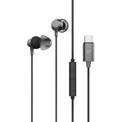 Energy Sistem Metallized Type C Auricolare Cablato In-ear Musica e Chiamate USB tipo-C Nero, Grigio