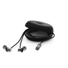 Energy Sistem Metallized Type C Auricolare Cablato In-ear Musica e Chiamate USB tipo-C Nero, Grigio
