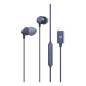 Energy Sistem Metallized Type C Auricolare Cablato In-ear Musica e Chiamate USB tipo-C Blu