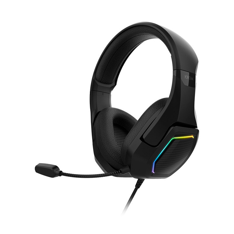 Krom Kopa 7.1 Auricolare Cablato A Padiglione Gaming Nero Krom Kopa 7.1 Auricolare Cablato A Padiglione Gaming Nero