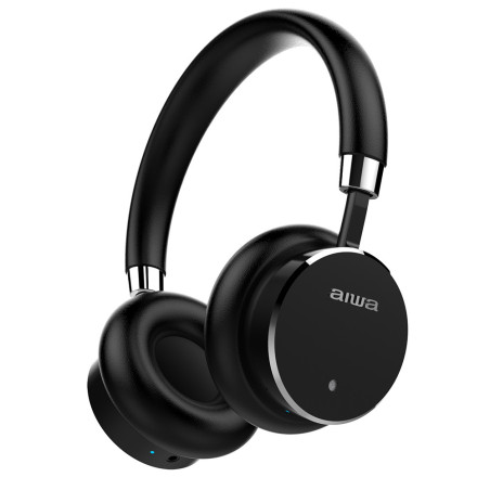 Aiwa HSTBTN-800BK cuffia e auricolare Con cavo e senza cavo A Padiglione Musica e Chiamate Bluetooth Nero