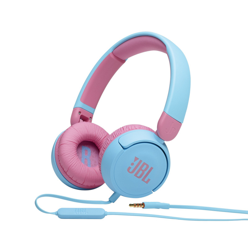 JBL JR310 Auricolare Cablato A Padiglione MUSICA Blu JBL JR310 Auricolare Cablato A Padiglione MUSICA Blu