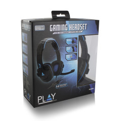 Ewent PL3320 cuffia e auricolare Cablato A Padiglione Gaming Nero