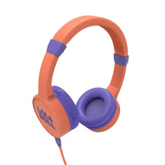 Energy Sistem Lol&Roll Pop Auricolare Cablato A Padiglione MUSICA Arancione, Viola