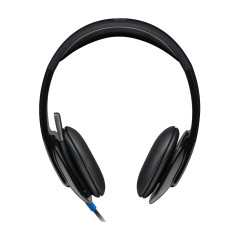Logitech 981-000480 cuffia e auricolare Cablato A Padiglione Ufficio USB tipo A Nero