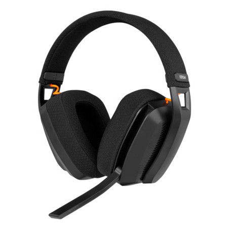 Krom Kanji Auricolare Con cavo e senza cavo A Padiglione Gaming USB tipo-C Bluetooth Nero