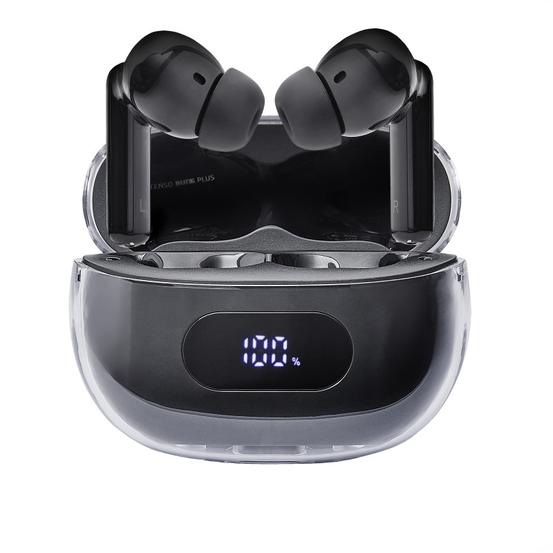 Intenso Buds Earphone Plus T310AE Black Cuffie True Wireless Stereo (TWS) In-ear Chiamate/Musica/Sport/Tutti i giorni USB