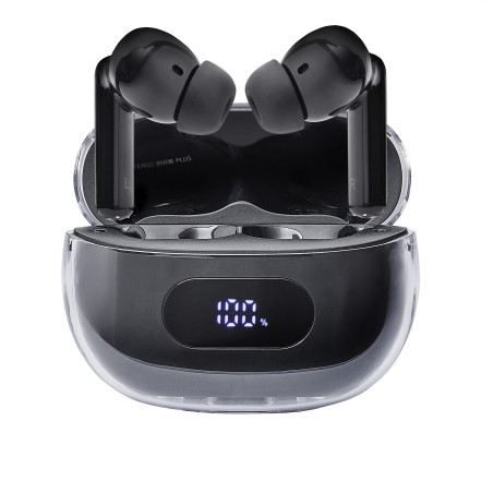Intenso Buds Earphone Plus T310AE Black Cuffie True Wireless Stereo (TWS) In-ear Chiamate/Musica/Sport/Tutti i giorni USB