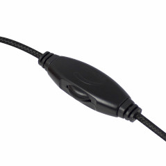 Ewent EW3562 cuffia e auricolare Cablato A Padiglione Musica e Chiamate Nero, Argento