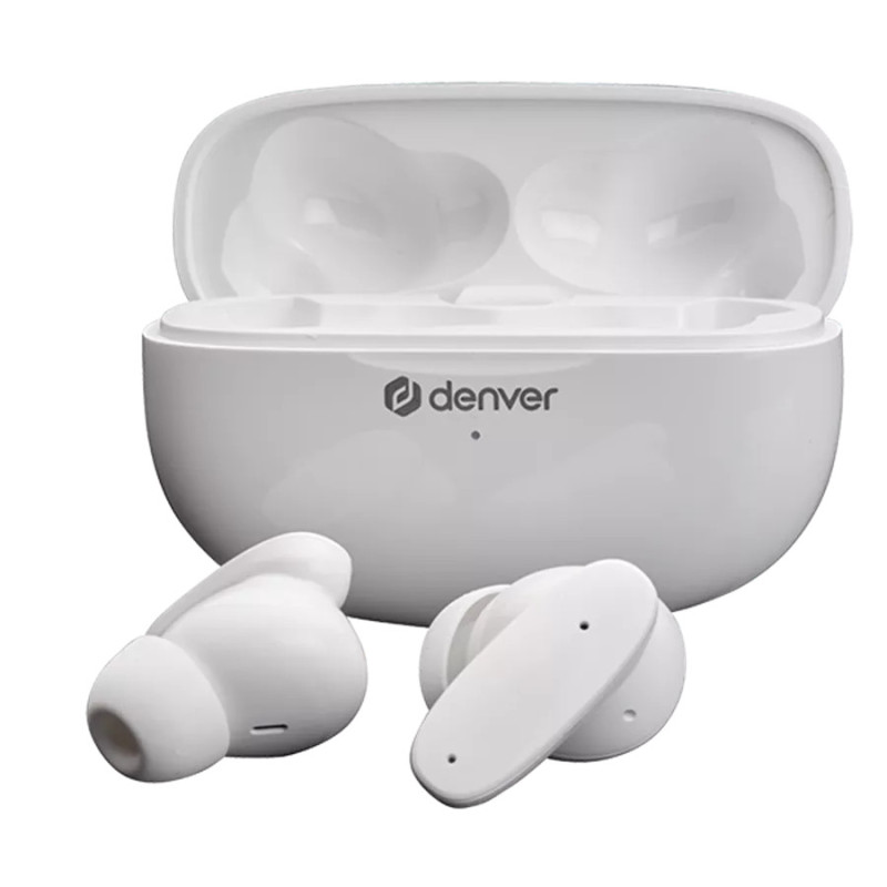 Denver TWE-49ENC cuffia e auricolare True Wireless Stereo (TWS) In-ear Musica e Chiamate Bluetooth Bianco