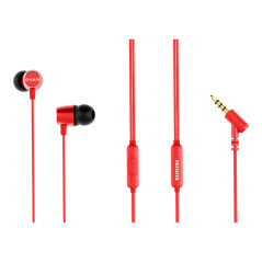 Aiwa ESTM-30RD cuffia e auricolare Cablato In-ear Chiamate/Musica/Sport/Tutti i giorni Rosso