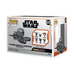 FUNKO POP! RIDE Mandalorian in N1 Starfighter