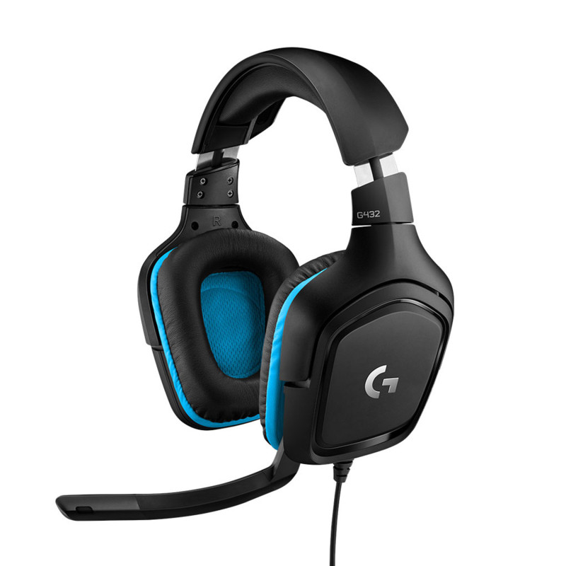 Logitech G 981-000770 cuffia e auricolare Cablato A Padiglione Gaming Nero, Blu Logitech G 981-000770 cuffia e auricolare Cablato A Padiglione Gaming Nero, Blu
