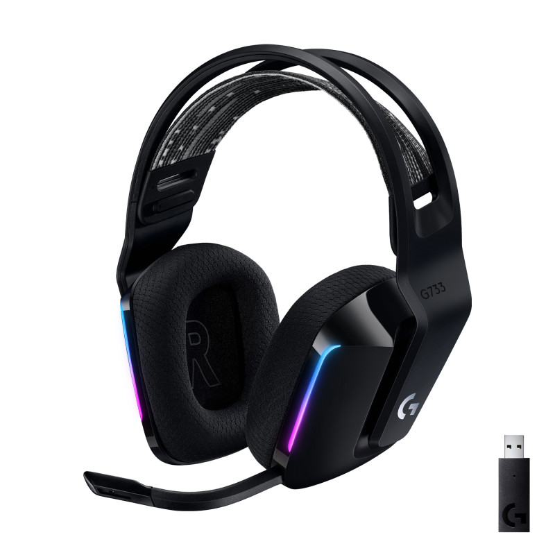 Logitech G 981-000864 cuffia e auricolare Wireless A Padiglione Gaming Nero Logitech G 981-000864 cuffia e auricolare Wireless A Padiglione Gaming Nero