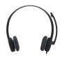Logitech 981-000589 cuffia e auricolare Cablato A Padiglione Ufficio Nero
