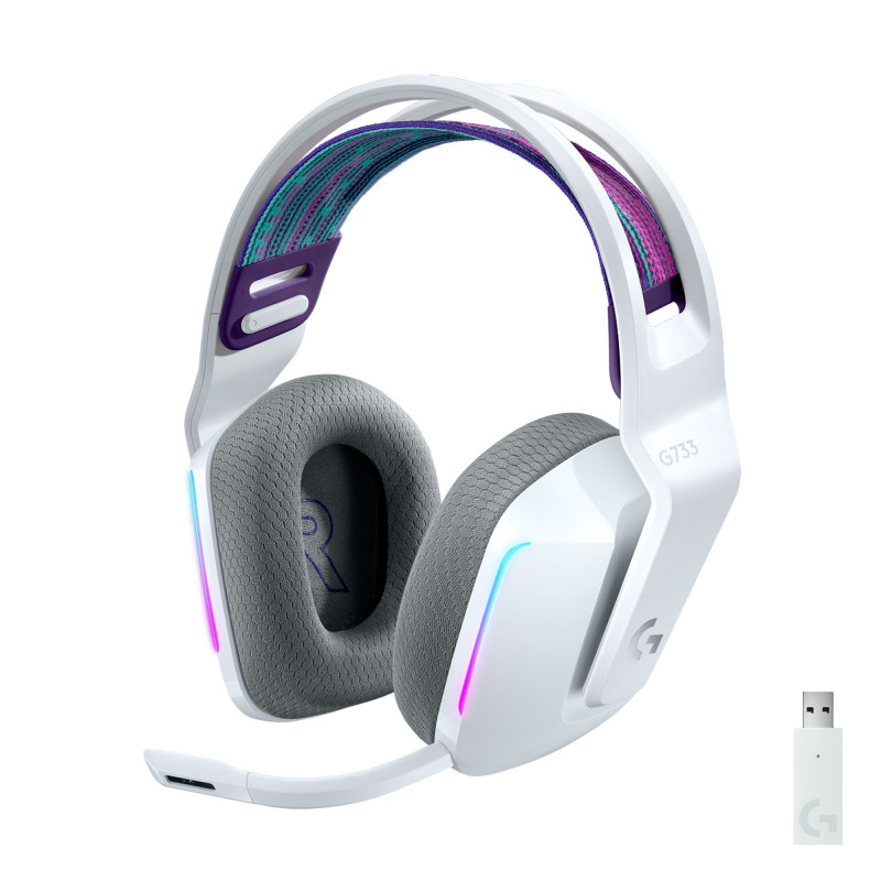 Logitech G 981-000883 cuffia e auricolare Wireless A Padiglione Gaming Bianco Logitech G 981-000883 cuffia e auricolare Wireless A Padiglione Gaming Bianco