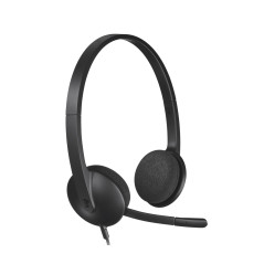 Logitech 981-000475 cuffia e auricolare Cablato A Padiglione Ufficio USB tipo A Nero