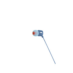 Auriculares intrauditivos jbl t110 blue - pure bass - drivers 9mm - cable plano - manos libres