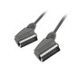 Lanberg CA-EUEU-10CC-0018-BK Cavo SCART 1,8 m SCART (21-pin) Nero Lanberg CA-EUEU-10CC-0018-BK Cavo SCART 1,8 m SCART (21-pin) Nero