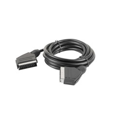 Lanberg CA-EUEU-10CC-0018-BK Cavo SCART 1,8 m SCART (21-pin) Nero