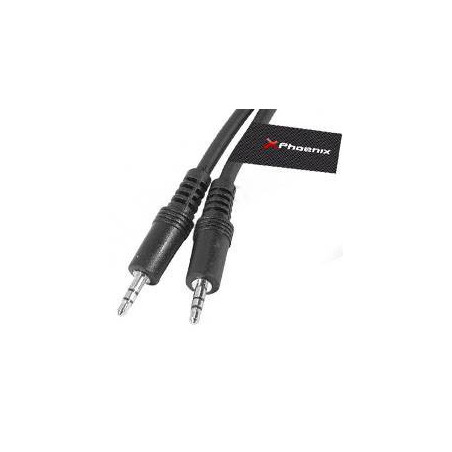 Phoenix Technologies 3m 3.5mm cavo audio Nero