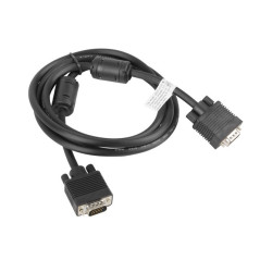 Lanberg CA-VGAC-10CC-0018-B cavo VGA 1,8 m VGA (D-Sub) Nero